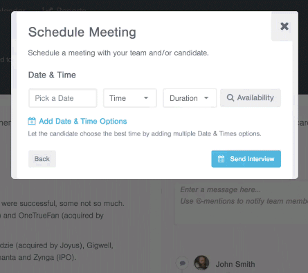breezy calendar integration