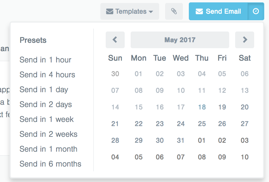 breezy schedule candidate messages