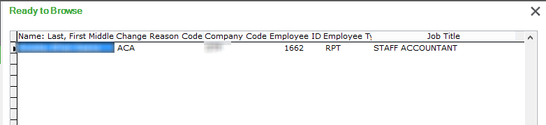 employee lookup return