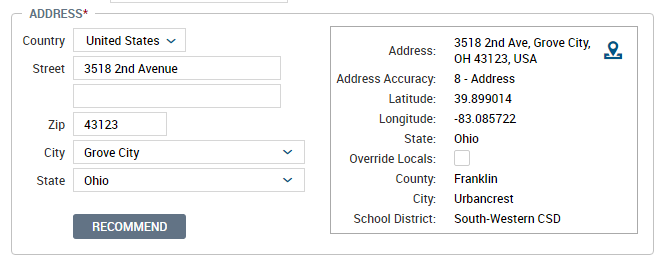 tax information entry dialog in Kronos workforce ready