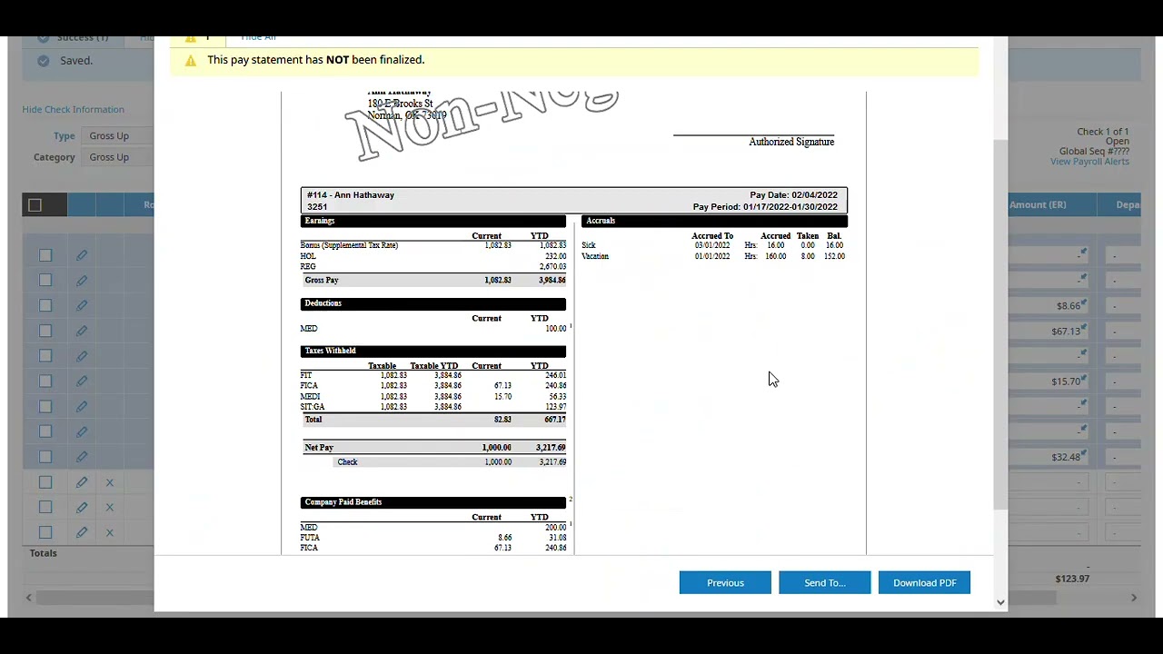 Calculate Gross Up Check for Employees FICA, Medicare in Kronos/UKG Pro