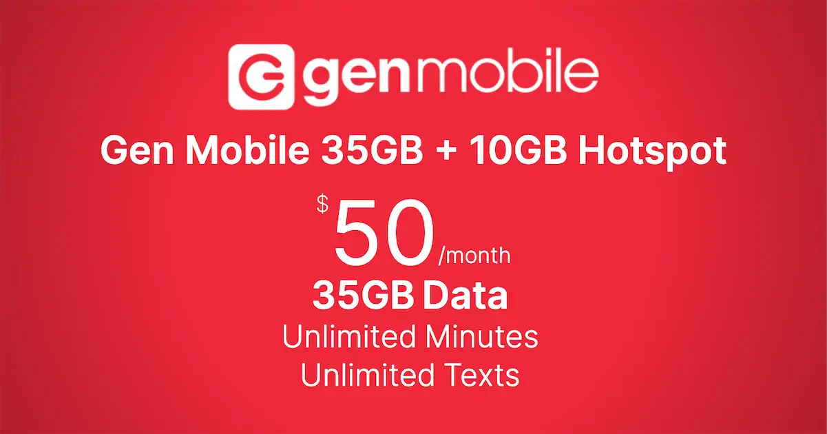 Is Gen Mobile 35GB + 10GB Hotspot Worth It for 1 Line?