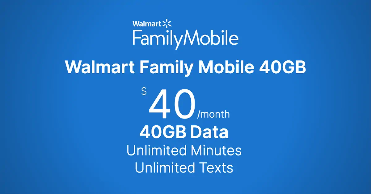 Is Walmart Family Mobile 40GB Worth It for 1 Line?