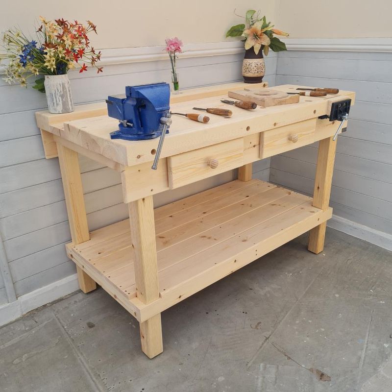 Workbench with Vice | Free Fully-Assembled Delivery