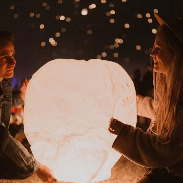 Night Lights A Sky Lantern Festival