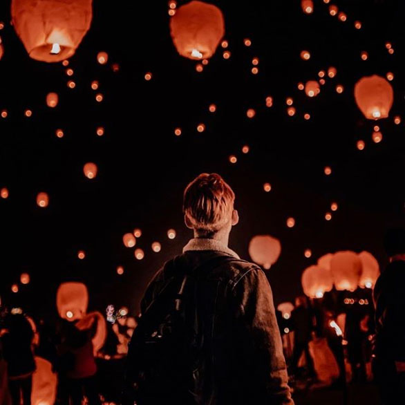 Night Lights A Sky Lantern Festival