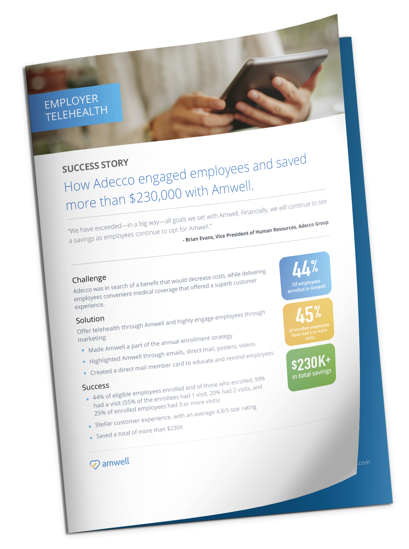 Amwell Healthcare Revolution® Sponsor