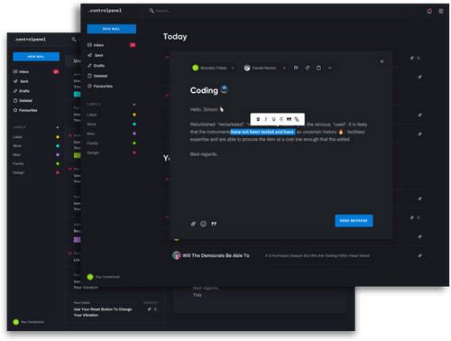 Control Panel, Design System, UI Kit, Templates