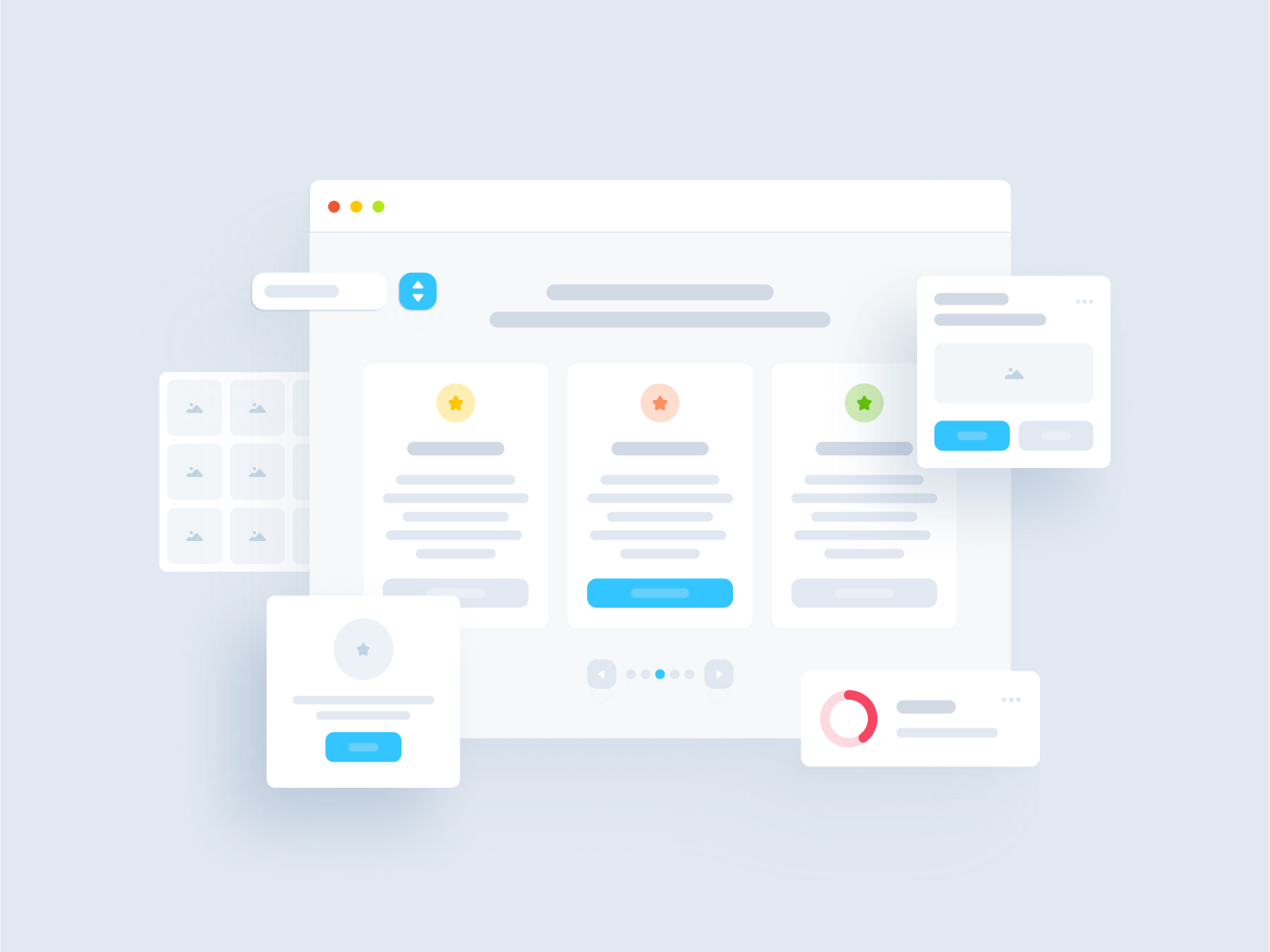 Wireframe prototyping system for web and mobile projects