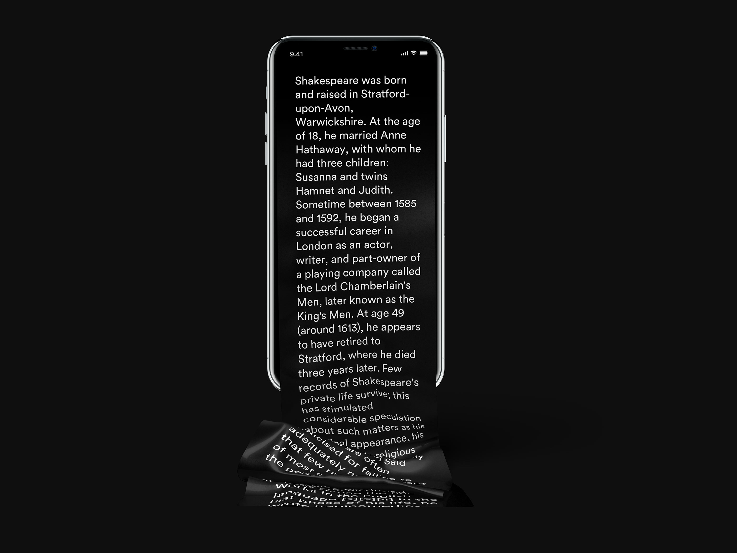 Free Long Scroll iPhone X Mockup