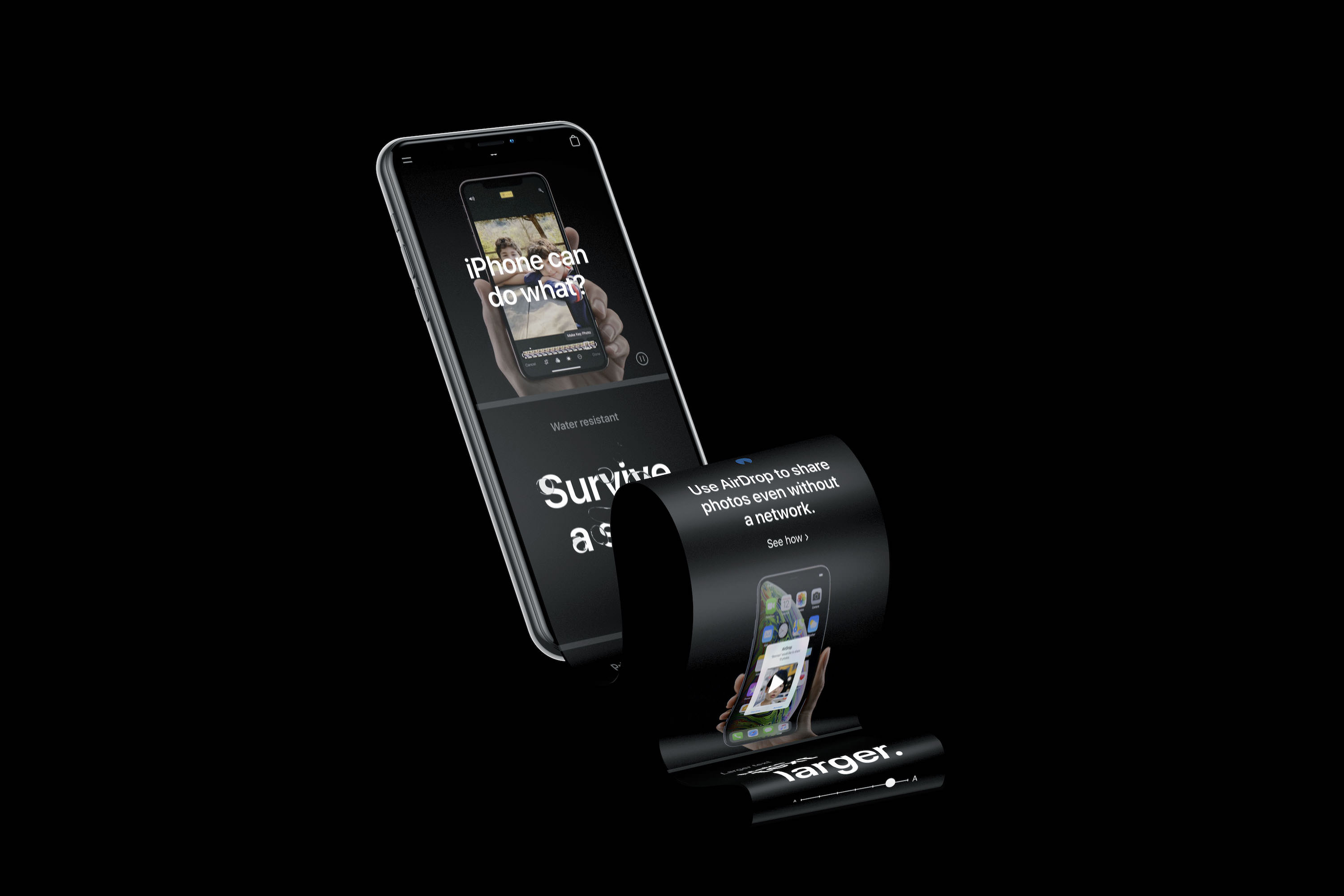 Download Free Iphone Xs Longscroll Mockup Ls Graphics PSD Mockup Templates