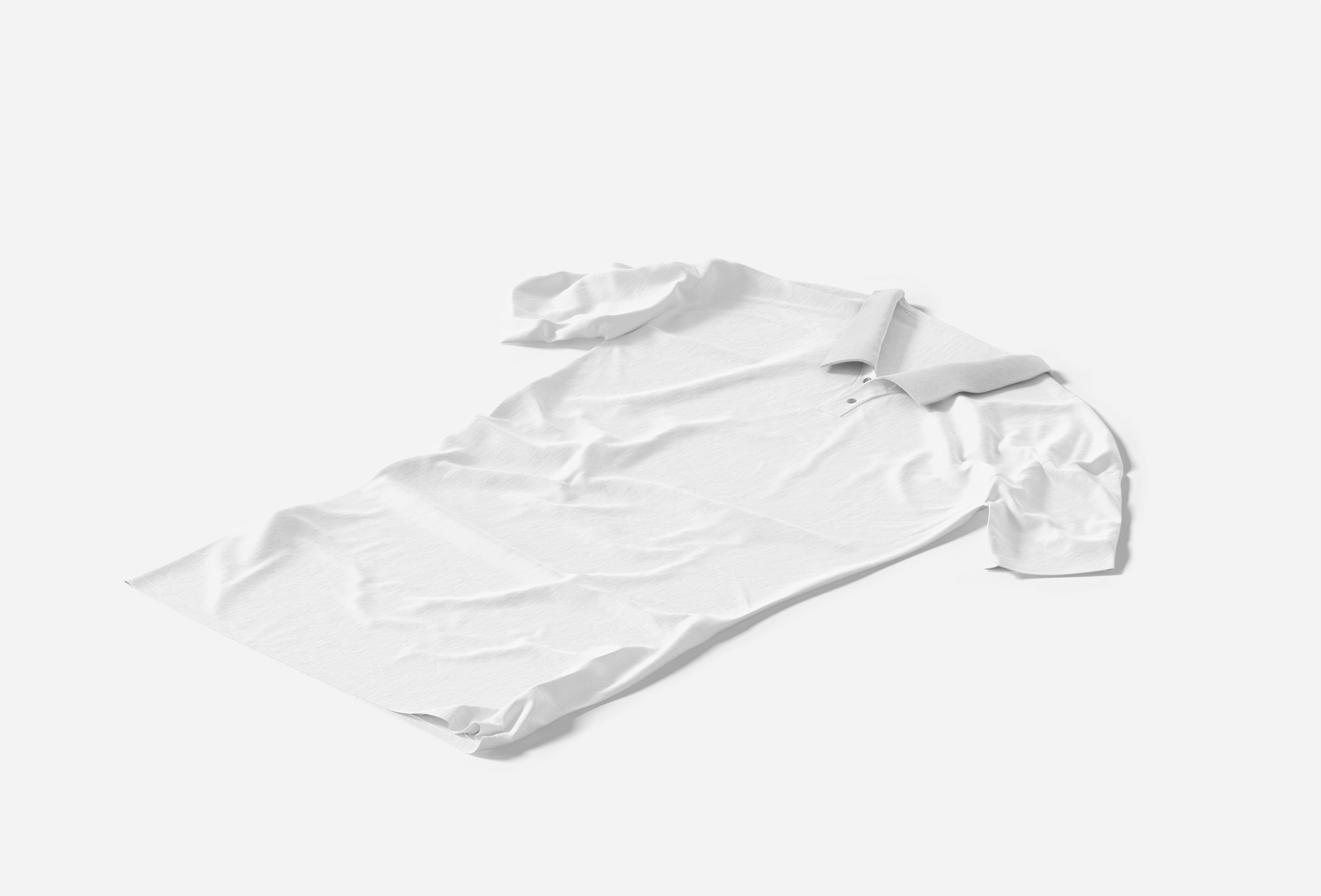 Free Polo T-shirt Mockup