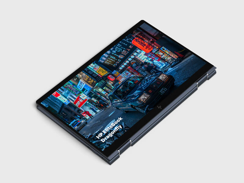 HP Elitebook Dragonfly Mockups