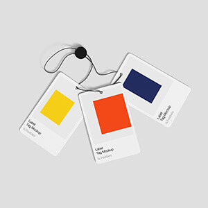Free Label Tag Mockup