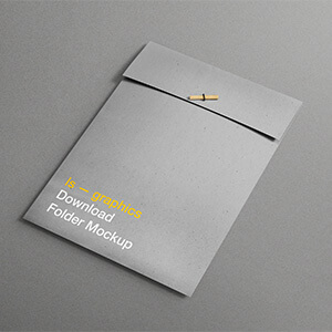 Free A4 Folder Mockup