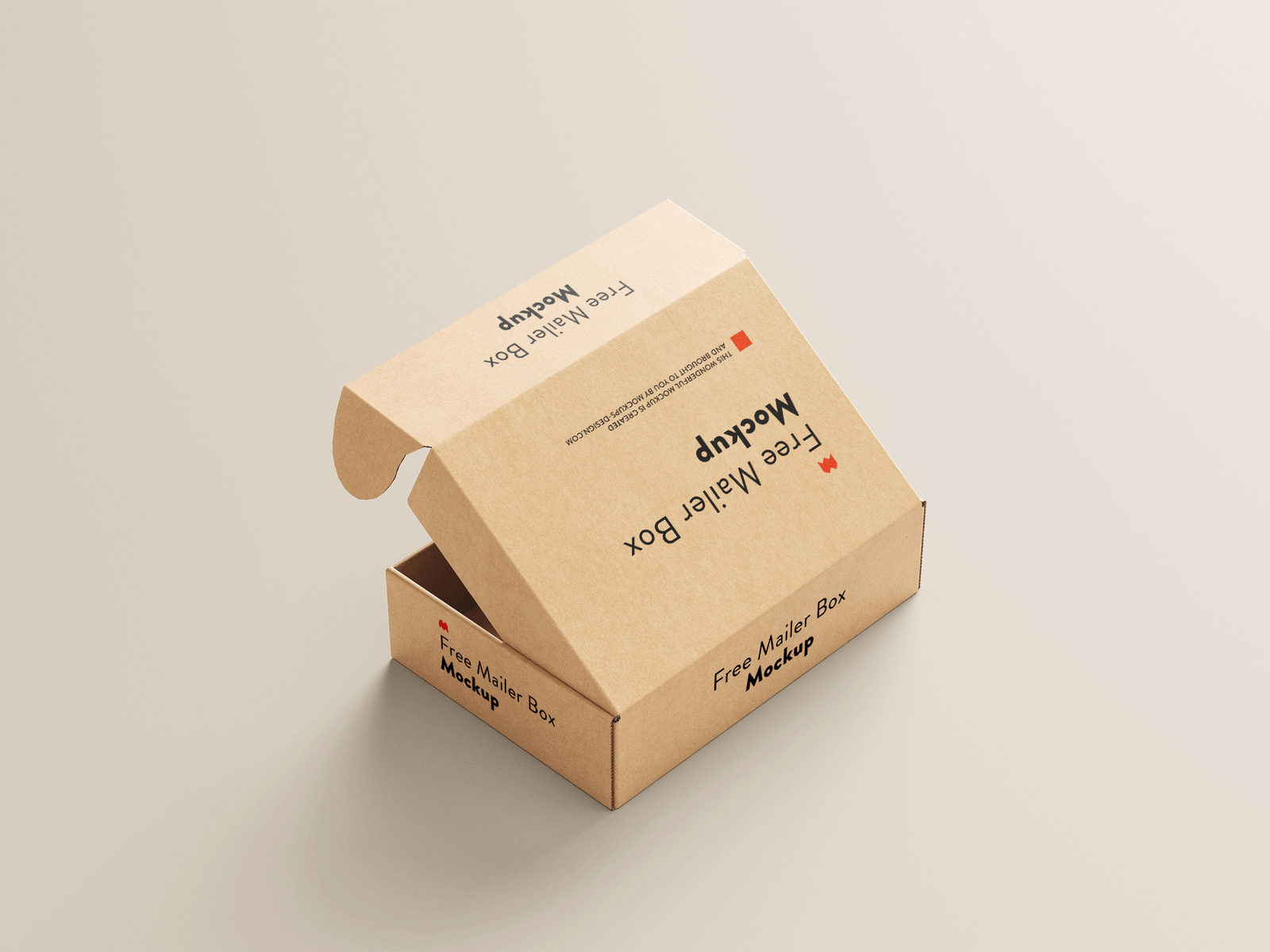 Download Free Mailer Box Mockup