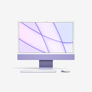 Free iMac 24 Mockup