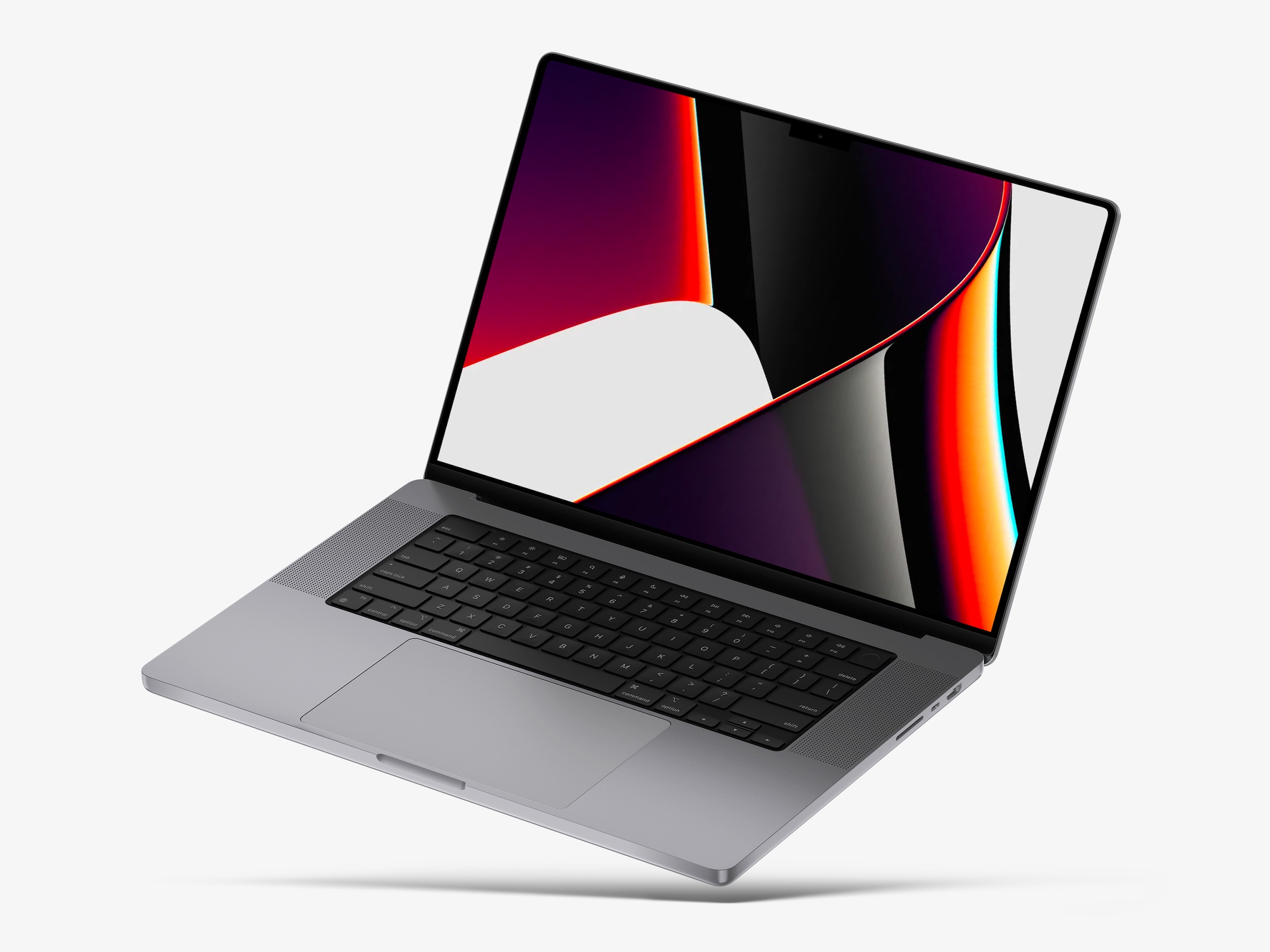 Space Gray MacBook Pro 16 Mockups