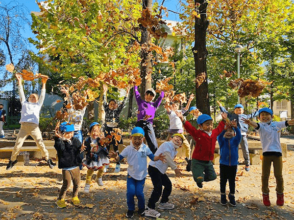 Saturday school friends at the park.