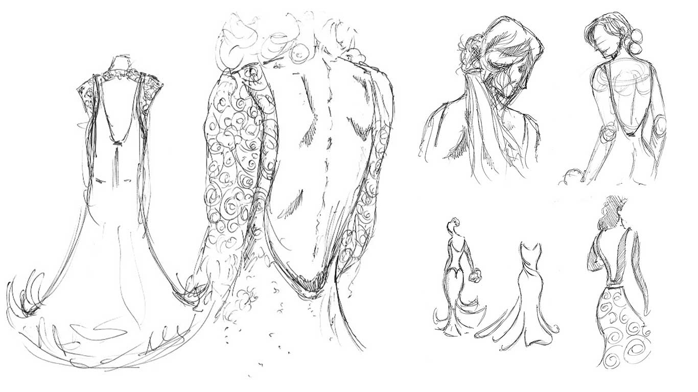 Miss Scarlett sketches