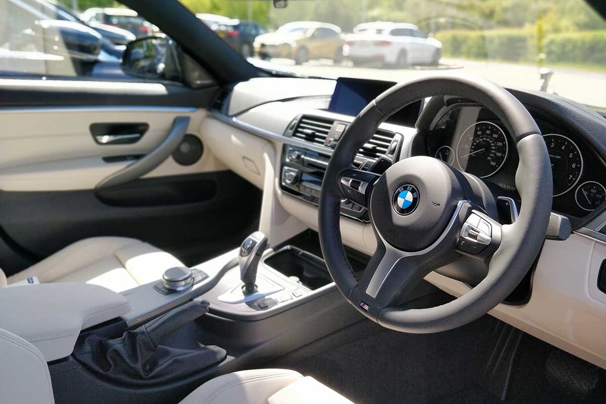 BMW gran coupe 420i interior