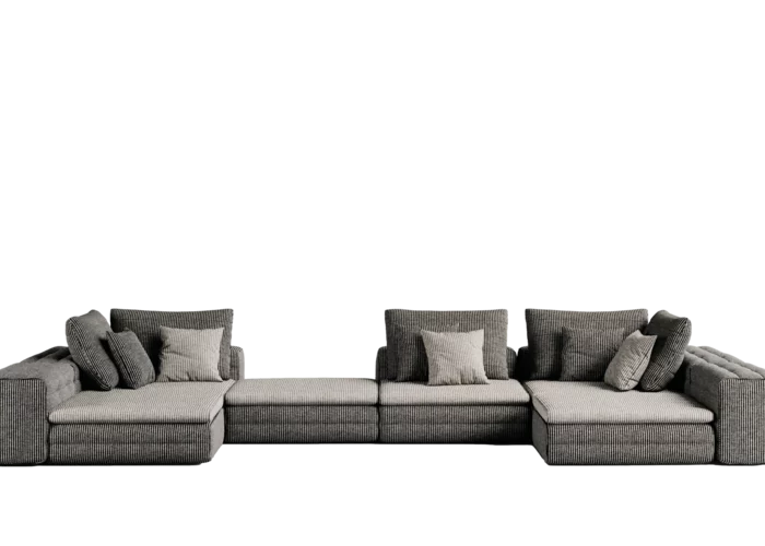 Samet Low Modular Sofa | Gervasoni | Habachy Designs