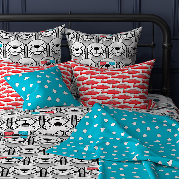 White Sheets Modern Damask by ciel/_bleu/_design Gray Antique Traditional Classic Silver Cotton Sateen Sheet Set Bedding by Spoonflower