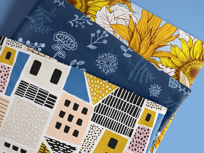 Fabric designed by Ukrainian Artists