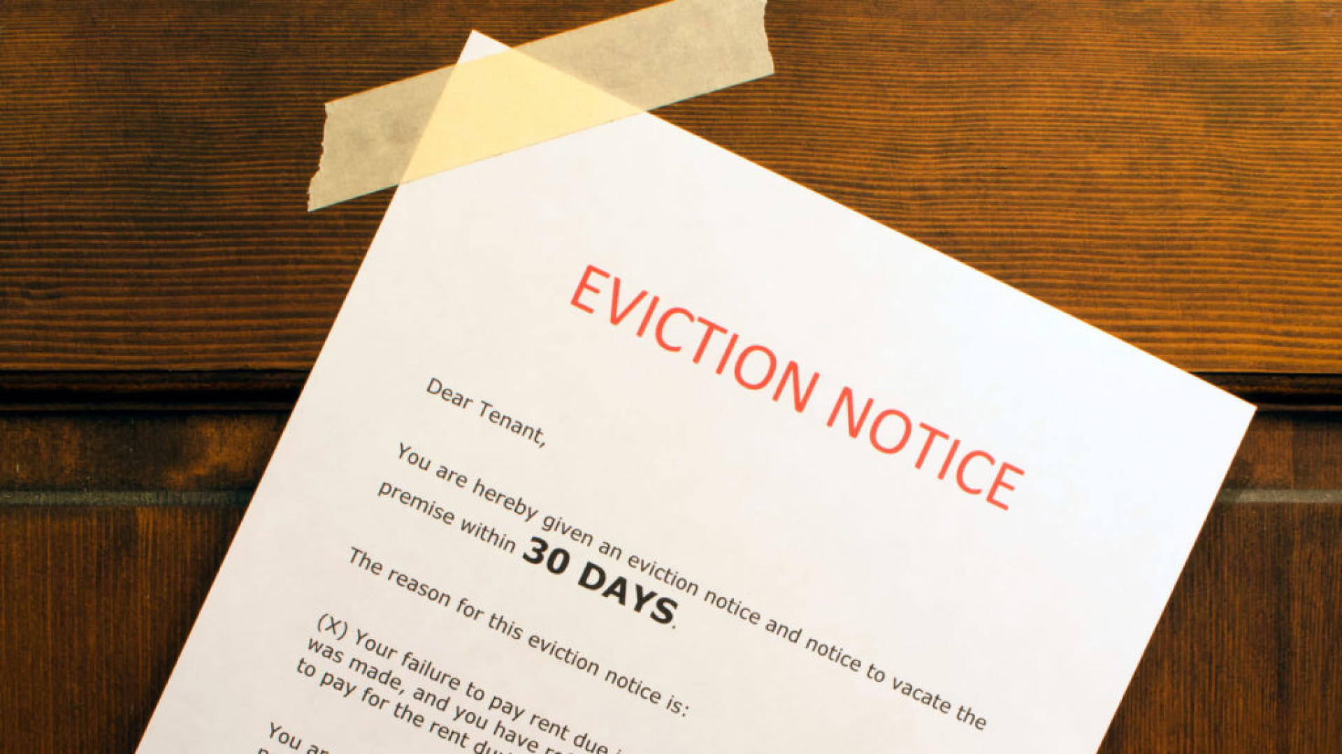 Eviction notice. Eviction. Notice. To Notice. Eviction Notice перевод на русский язык.