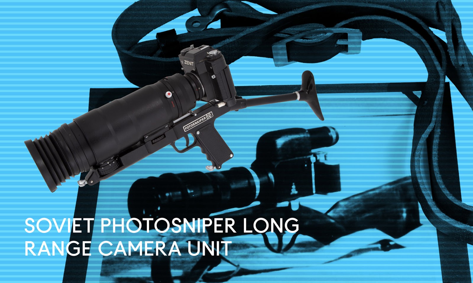 Zenit camera with photosniper shoulder harness