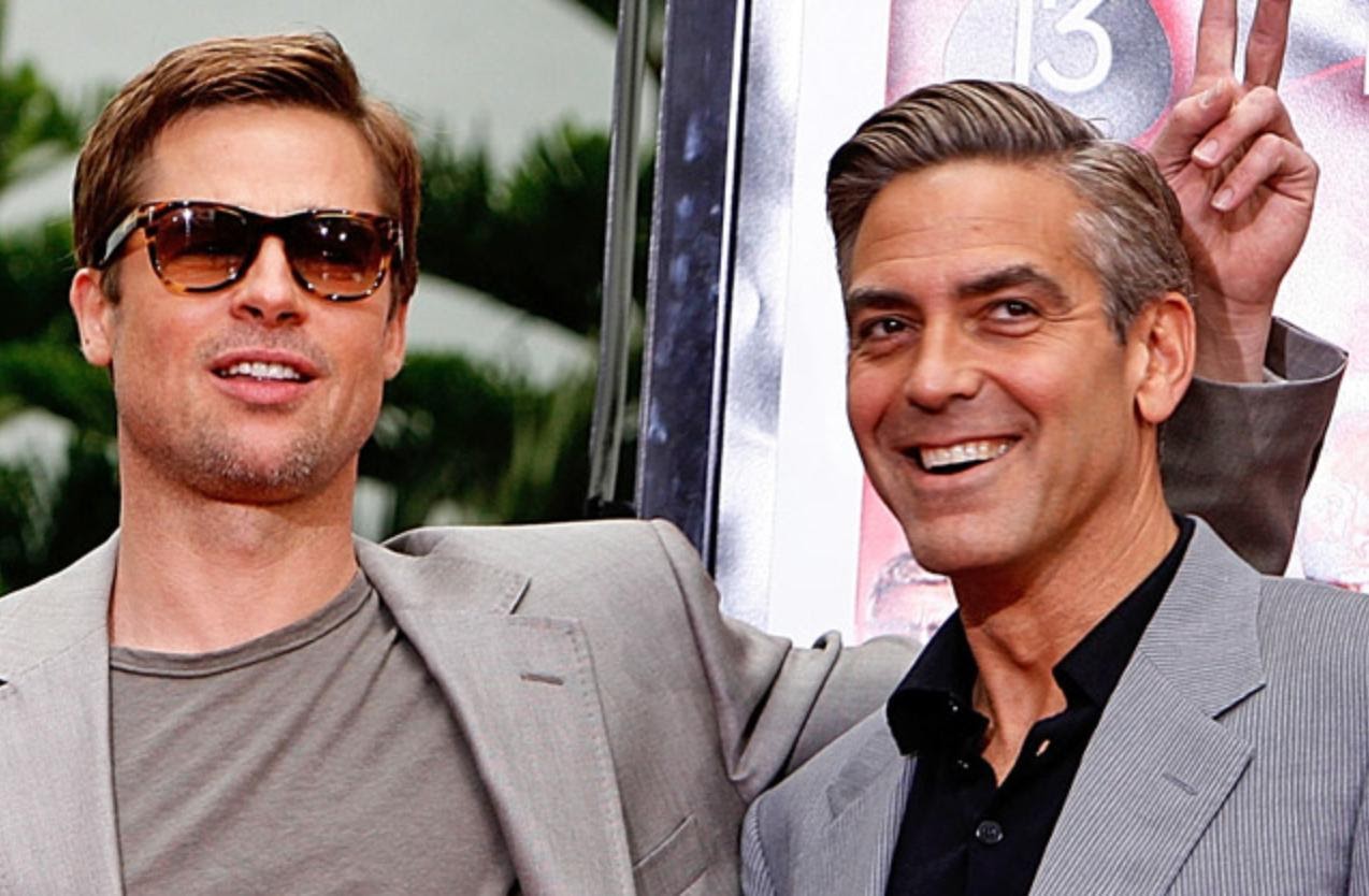 Brad Pitt and George Clooney