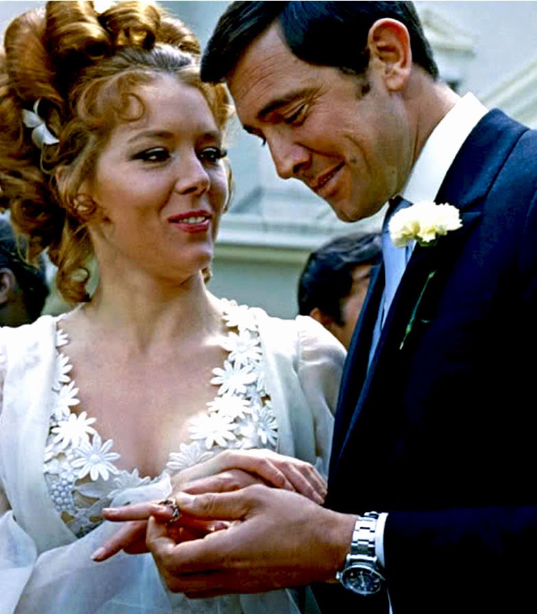 George Lazenby in On Her Majesty's Secret Service