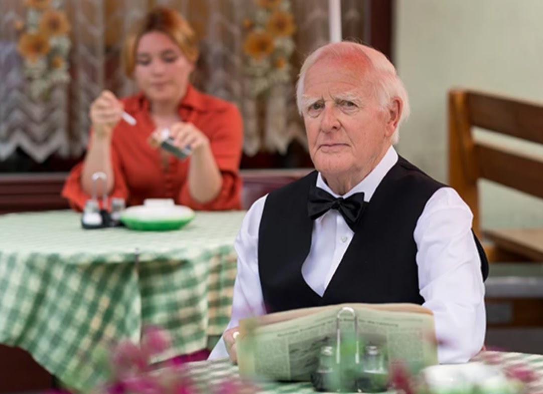 The Little Drummer Girl filming with John le Carre