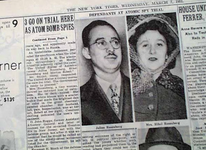 Ethel and Julius Rosenberg.