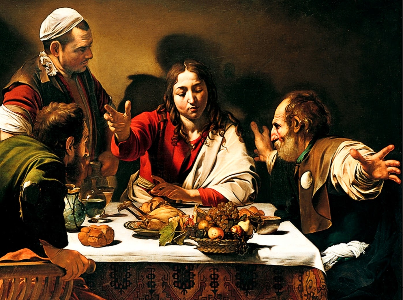 Supper at Emmaus, Michelangelo Merisi da Caravaggio