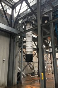 Loading Spout Handles White Malt Barley | Vortex