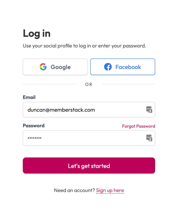 Square Login for flow