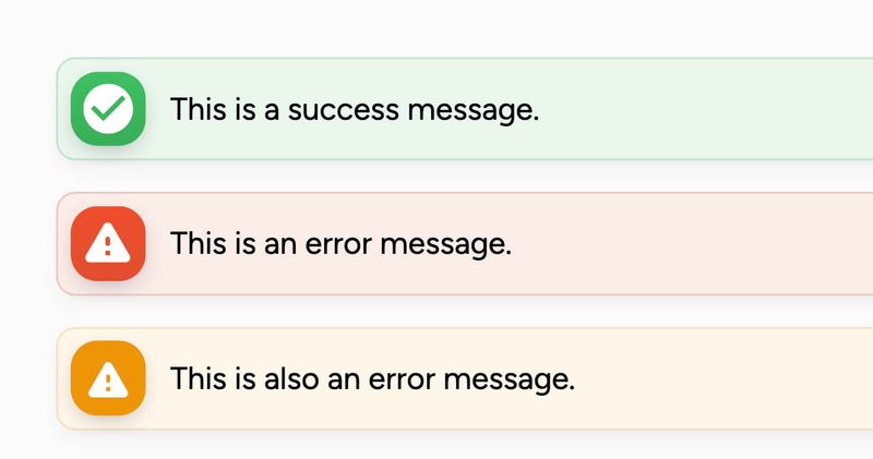 Success & Error Messages | Free Webflow Component