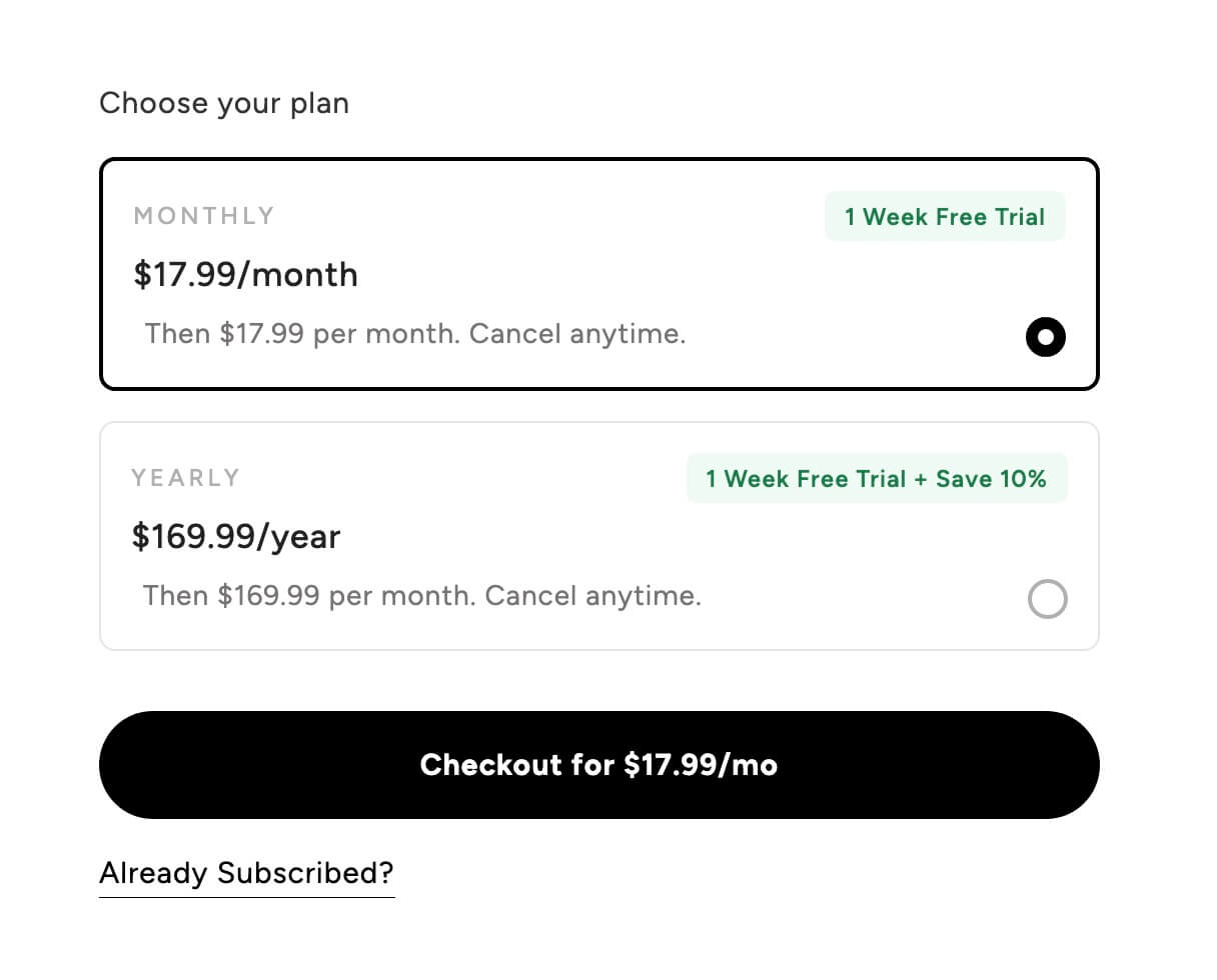 Glassmorphism Pricing Table | Free Webflow Component