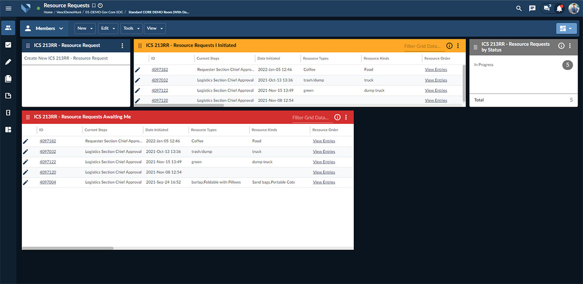 Software for Emergency Management for Government - Veoci