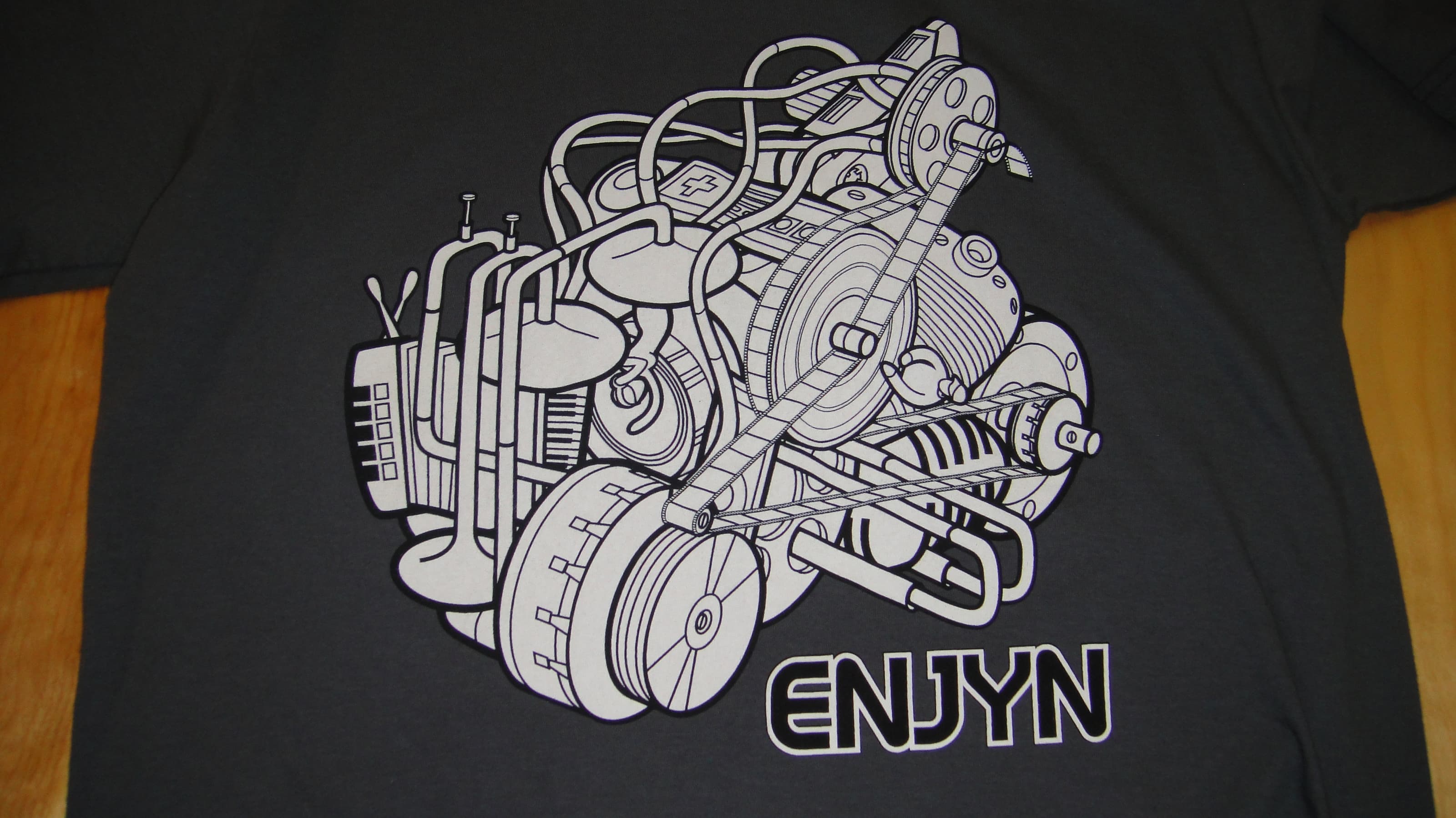 Get your shirts printed with discharge inks for softer nicer results ...