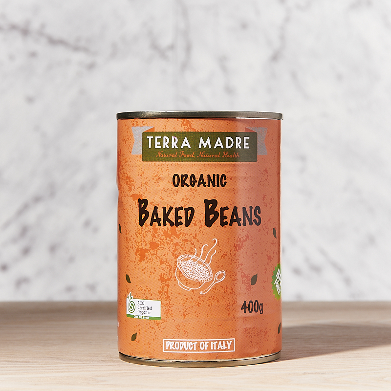 Beans (Baked Beans) Organic 400g x12 Italy