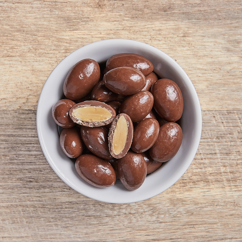 Almonds Coated Milk Chocolate Org 4kg Confectionery Terra Madre