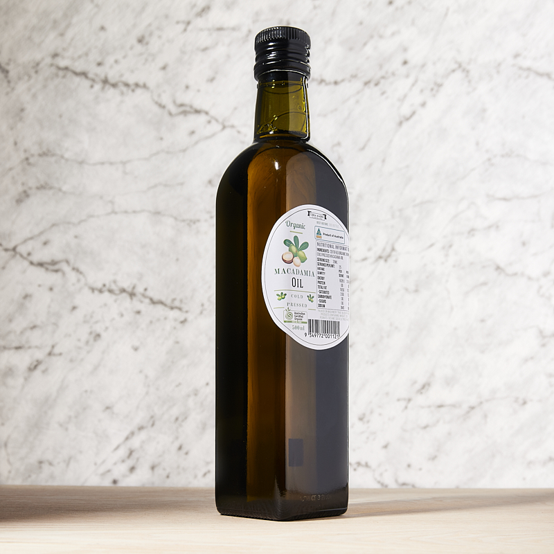Macadamia Oil Pure Cold Pressed Organic Aus 20L
