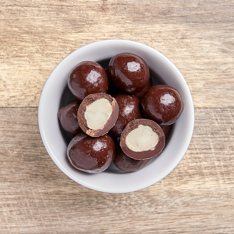 Dark Choc Macadamias Org 4kg