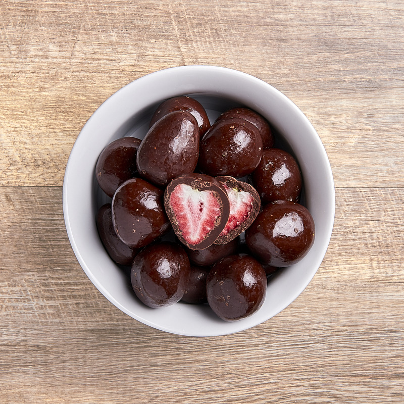 Dark Choc Strawberry Org 2kg