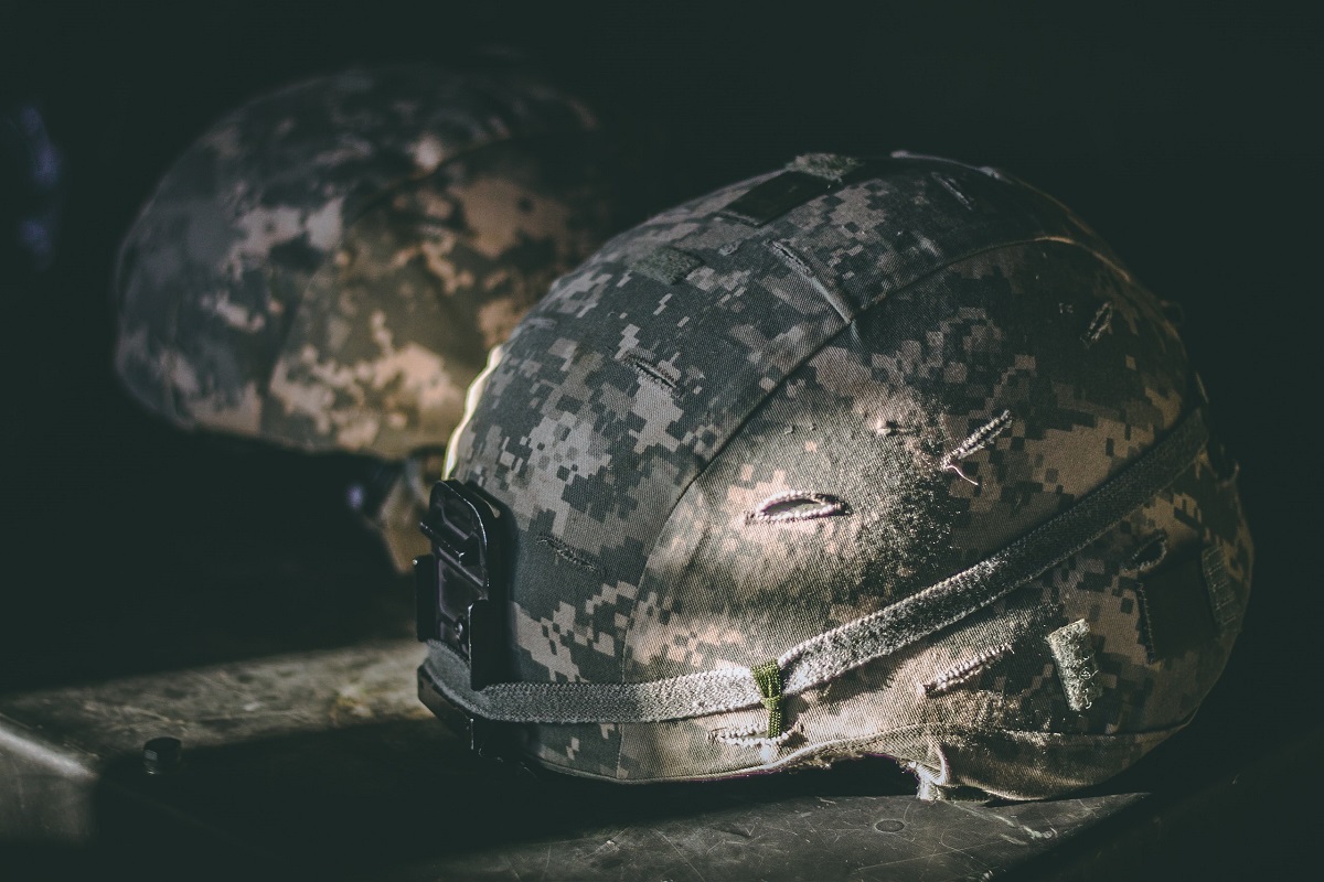 US military helmet