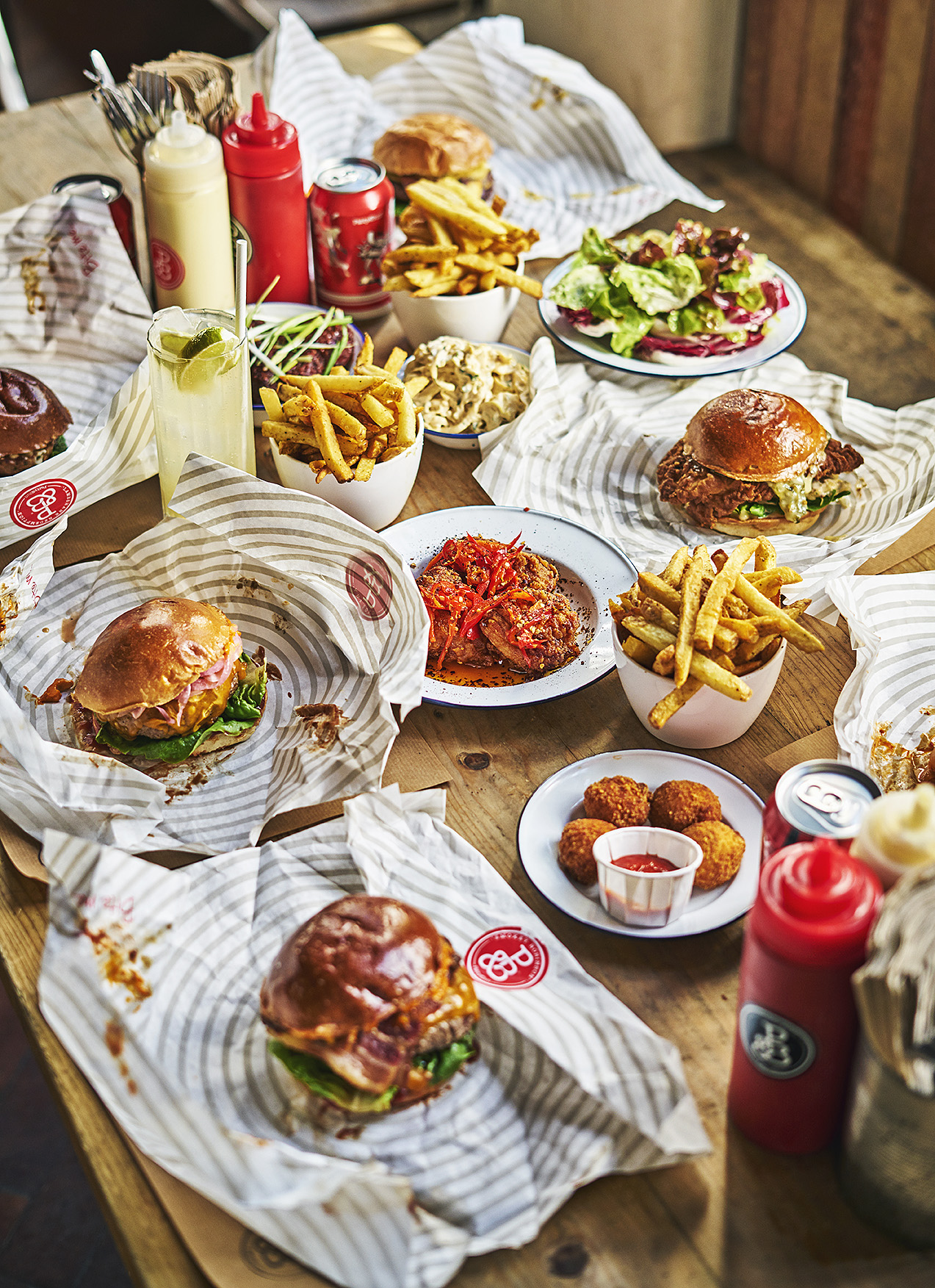 patty and bun burger