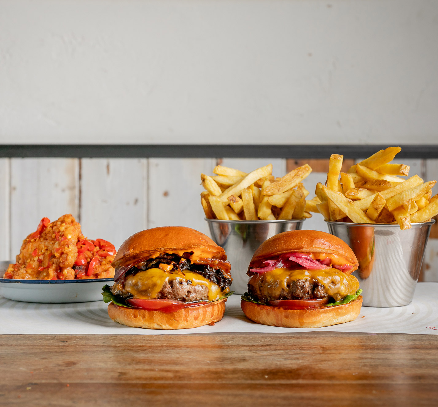 patty and bun burger