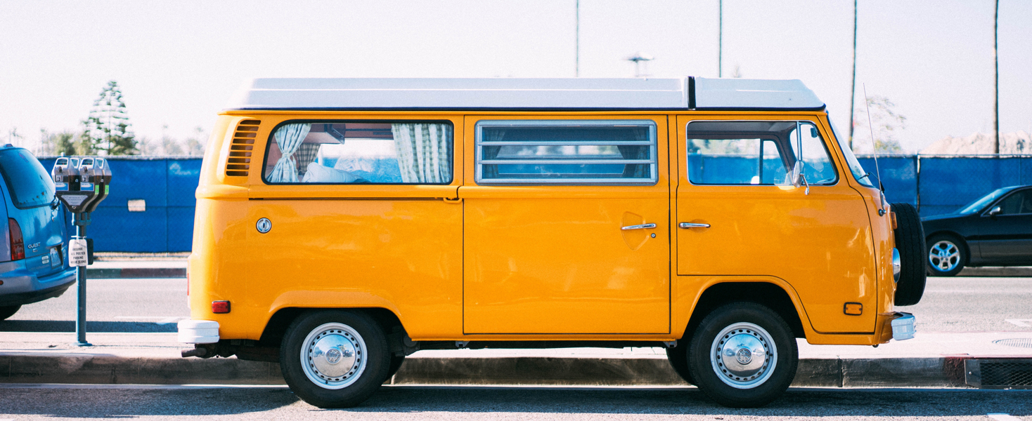 orange van travel nursing new grad nurse living in a van or RV